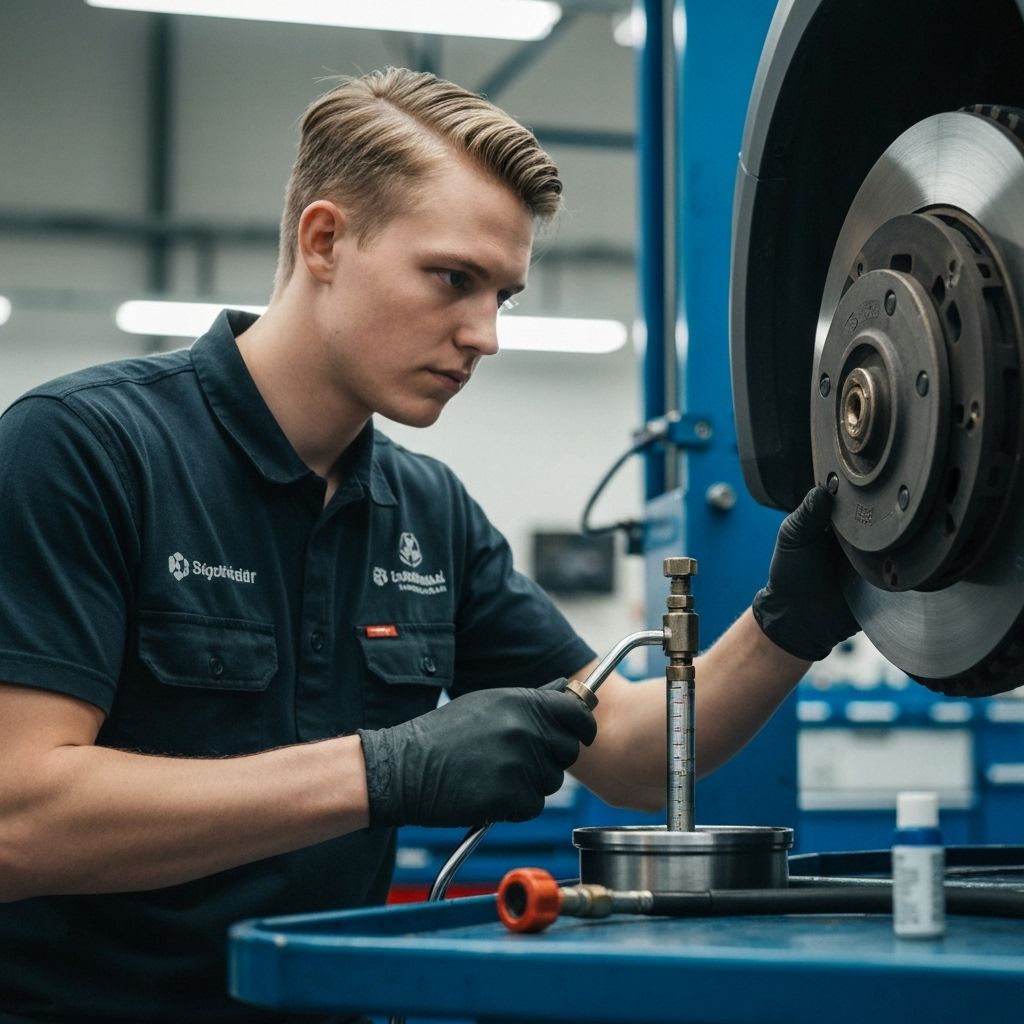 Смяна на спирачна течност