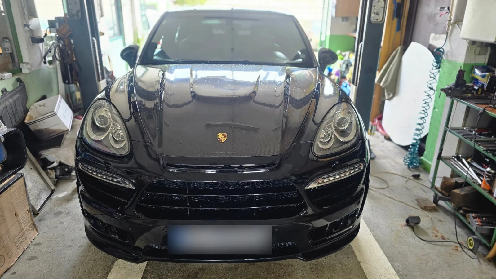 Porsche Cayenne при диагностика и подмяна на датчици