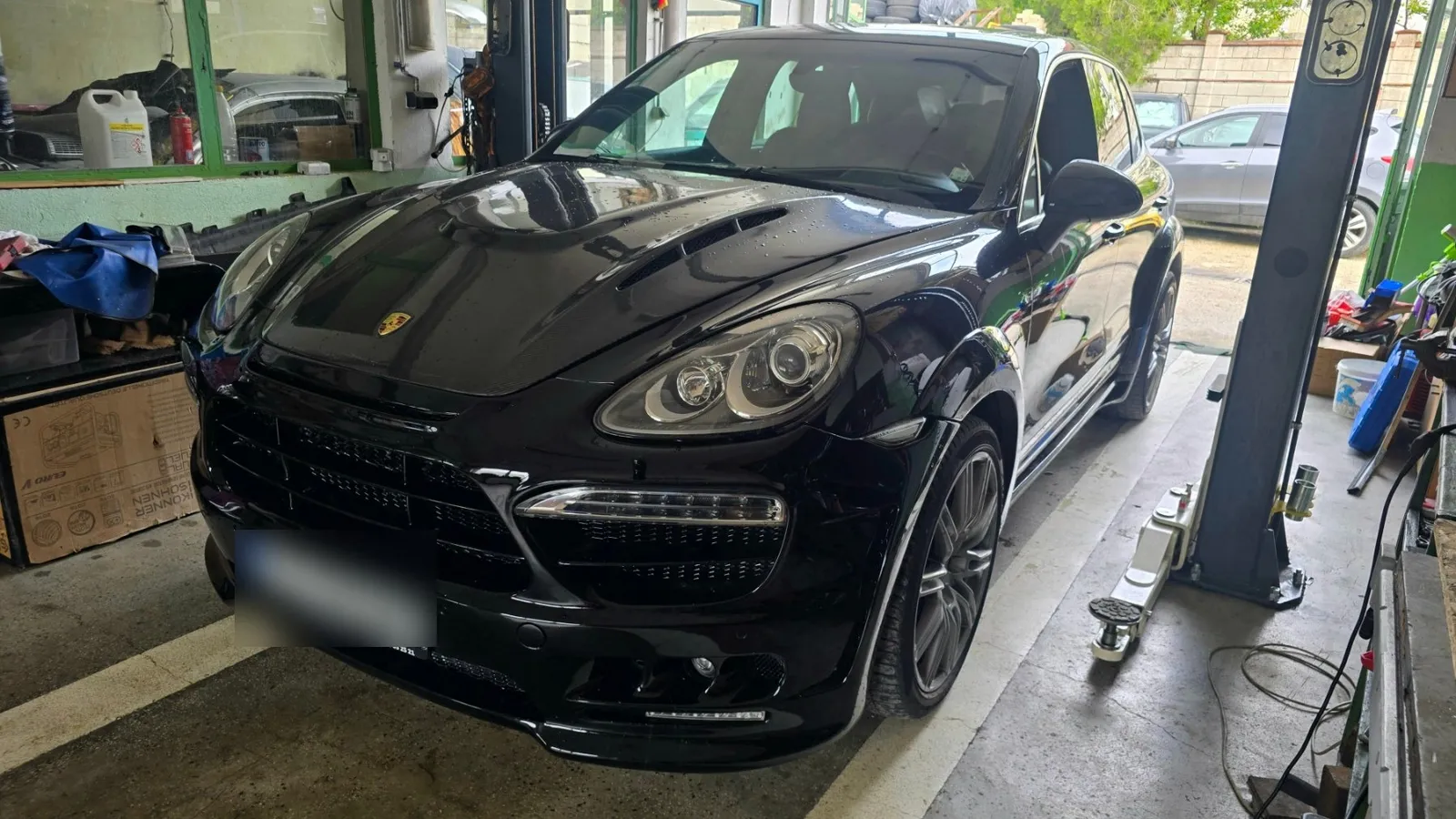 Porsche Cayenne след подмяна на датчици и контролен тест