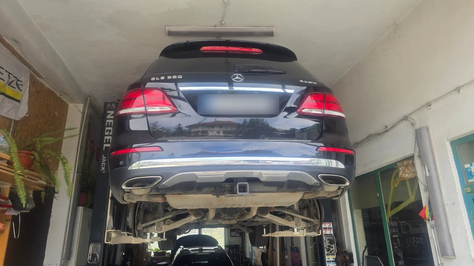 Mercedes GLE 350 след възстановяване на покритието