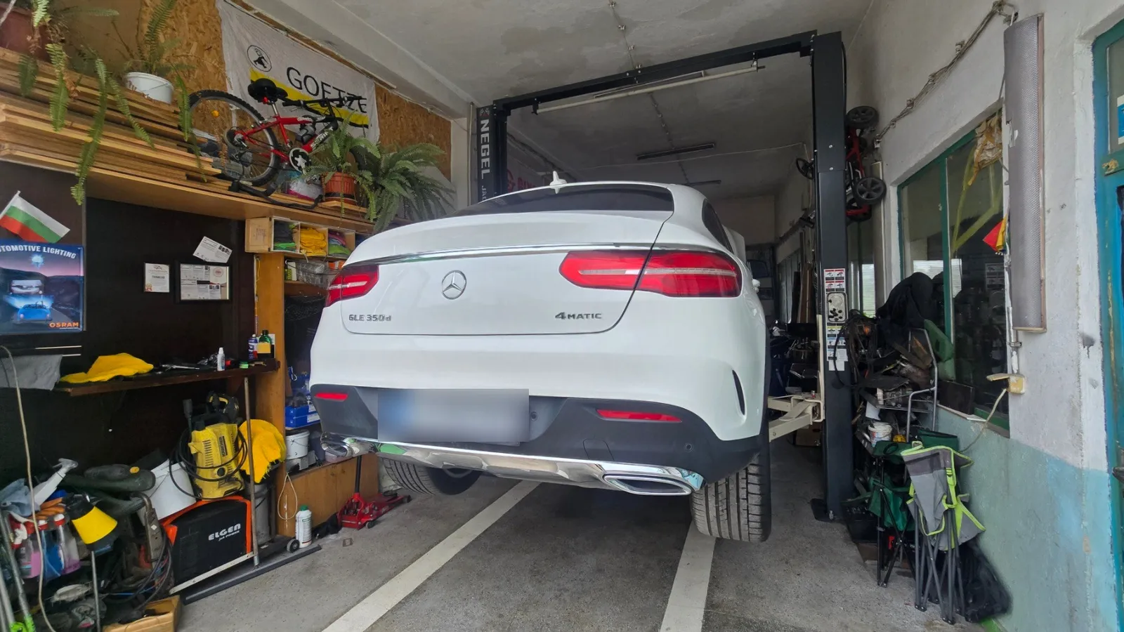 Смяна на масло – Mercedes GLE 350d – снимка 4 от сервиза на VIP Cars Варна