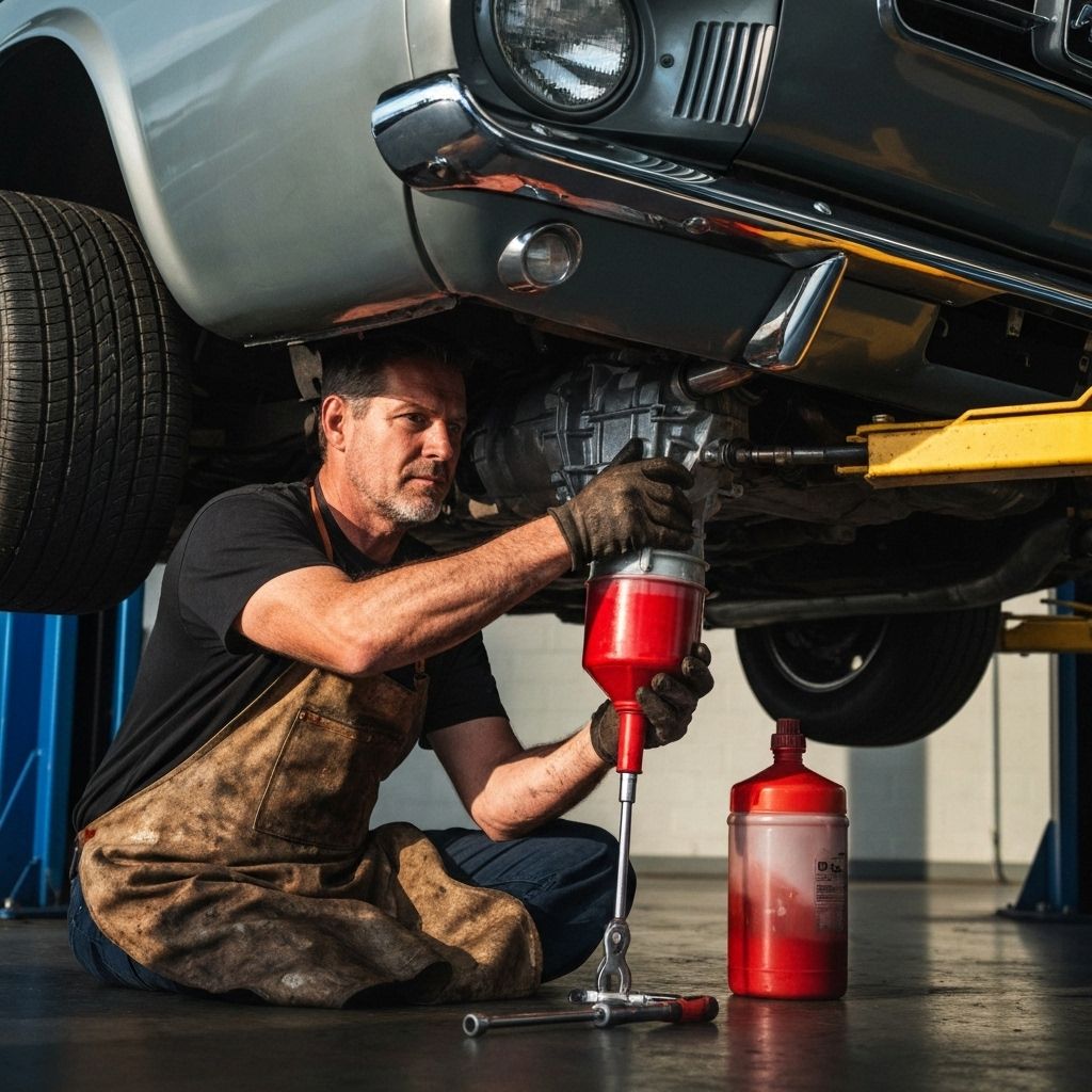 Обслужване на автоматична скоростна кутия